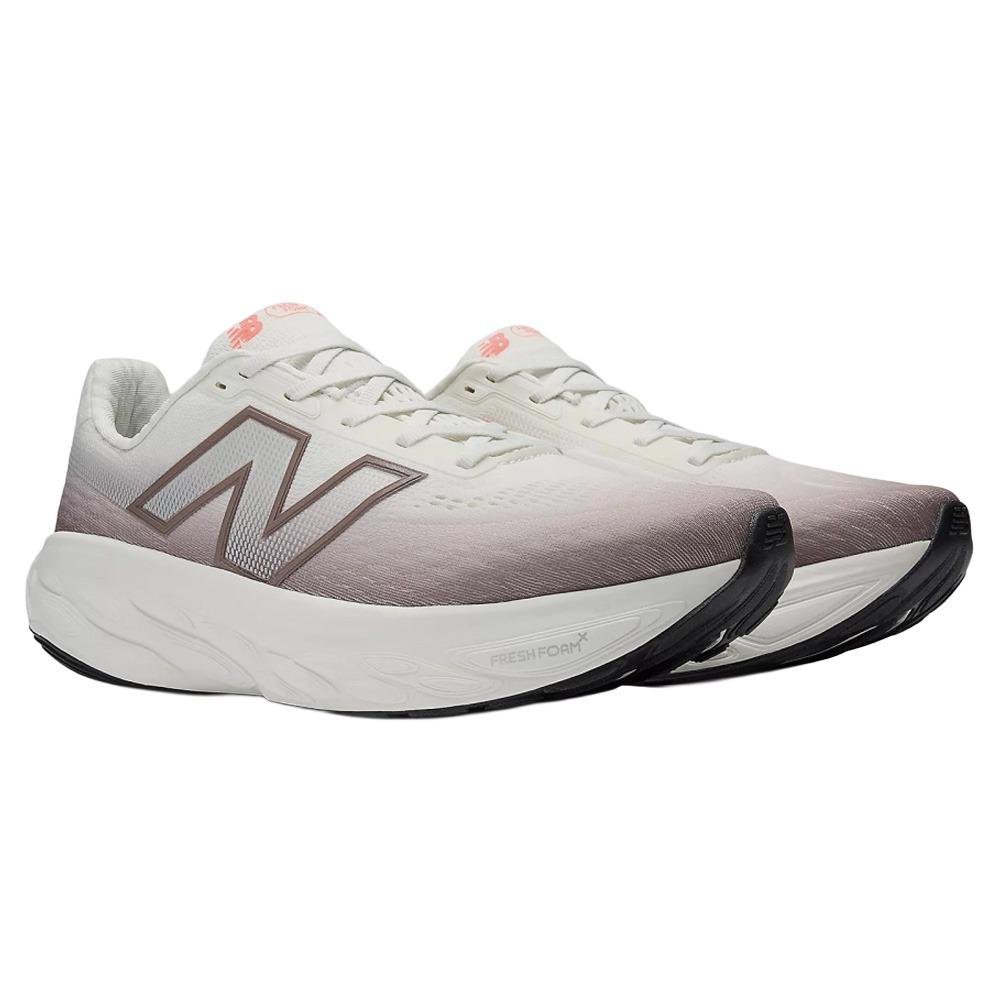 Tênis New Balance Fresh Foam X 1080 V14 Branco/Marrom 2