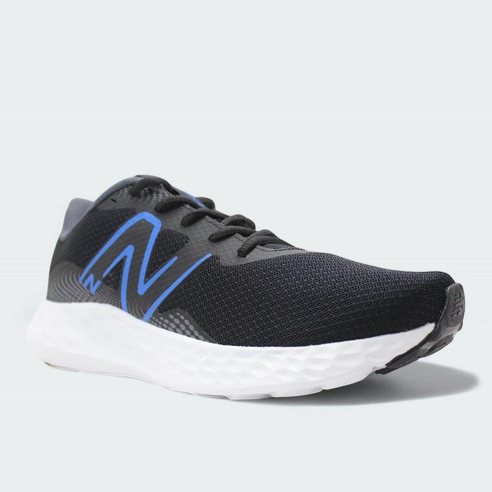 Tênis New Balance 411 v3 Preto/Azul 2