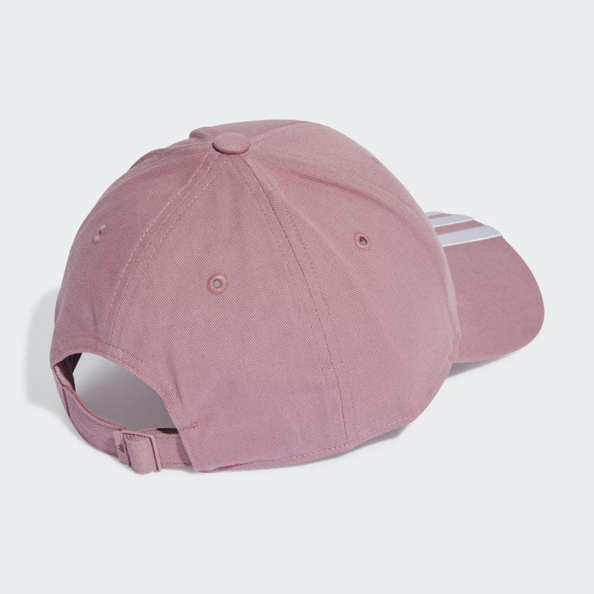 Boné Adidas Baseball 3 Listras Rosa 2
