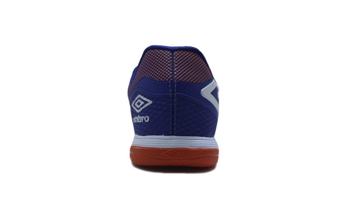 Chuteira Futsal Umbro Pro 5 Bump Club Laranja/Azul 3