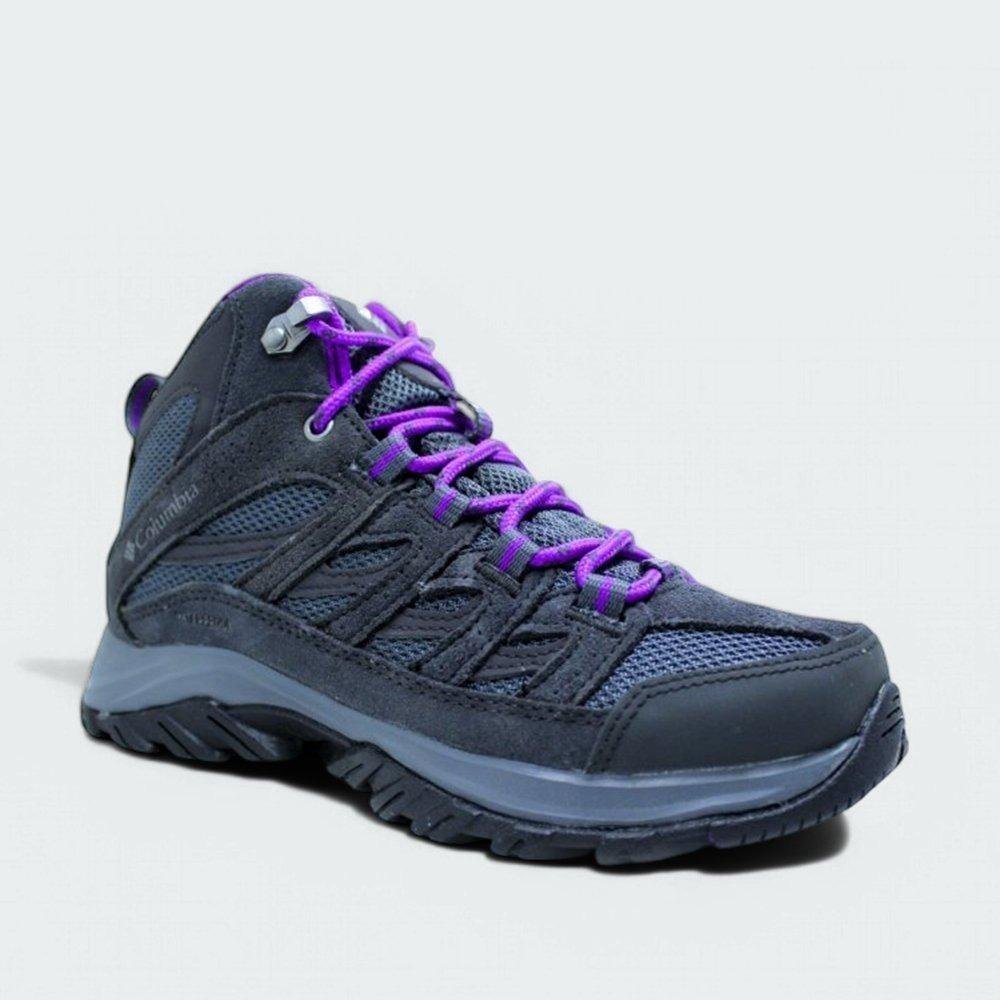 Bota Columbia Crestwood Mid Waterproof Preto/Rosa 2