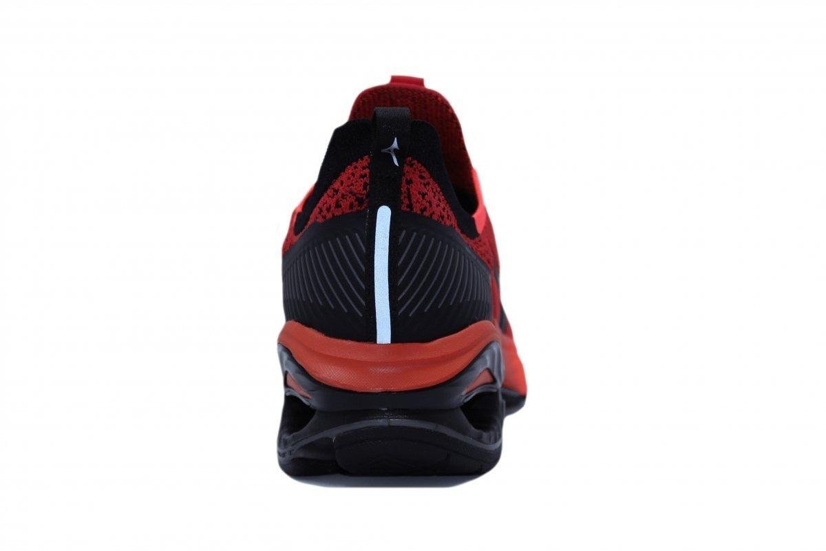 Tênis Mizuno Wave Invictus 3 Vermelho/Preto 3
