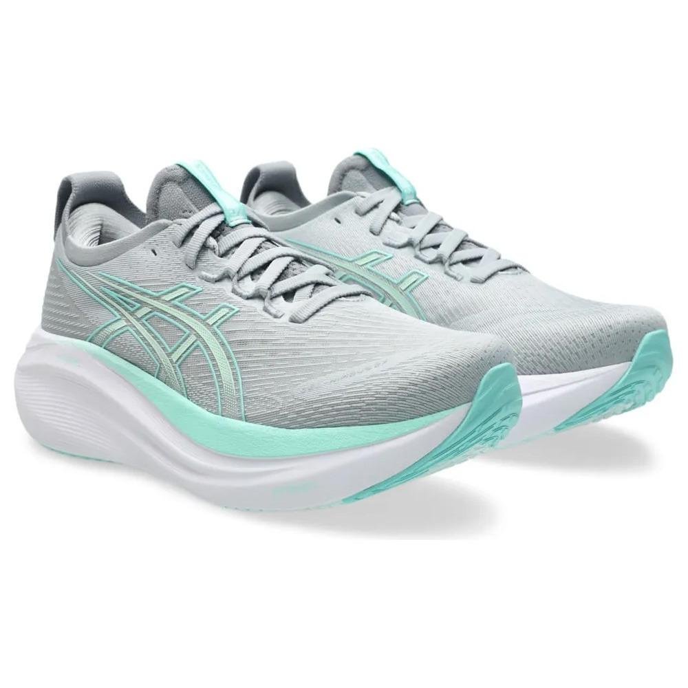 Tênis ASICS Gel-Nimbus 27 Cinza/Verde 3