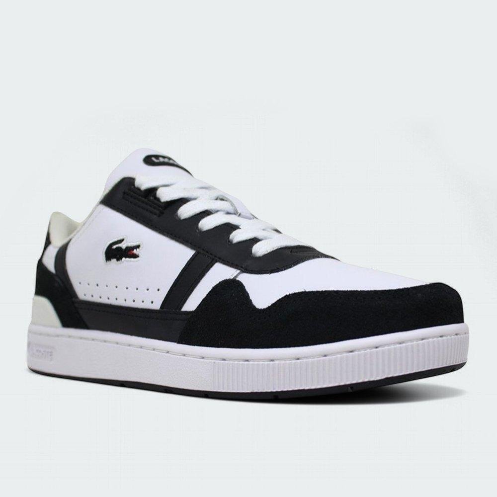 Tênis Lacoste T-Clip Branco/Preto 2