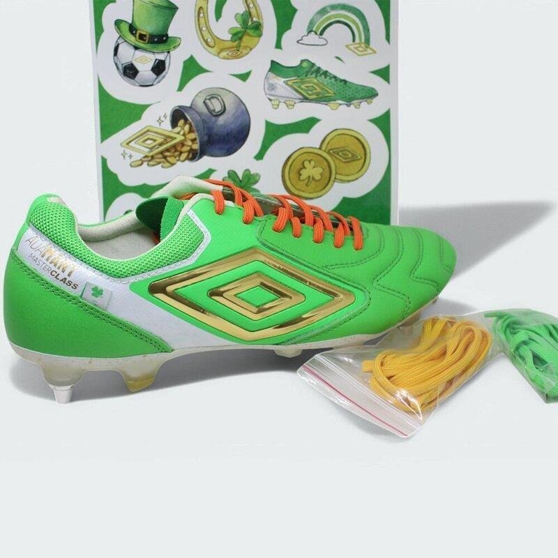 Chuteira Campo Umbro Adamant Master Class Pro SG STP Verde 9