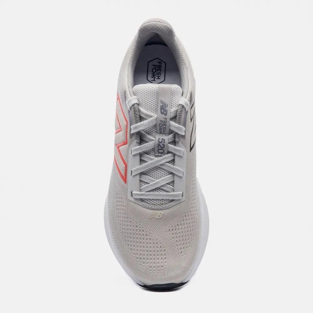 Tênis New Balance Fresh Foam 520 V9 Branco/Cinza 3