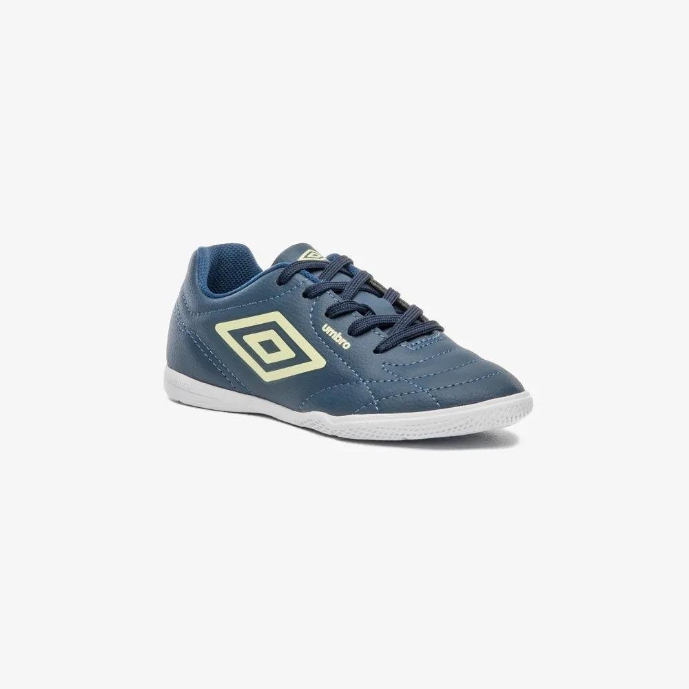 Chuteira Futsal Umbro Class Footballer Azul/Verde 3