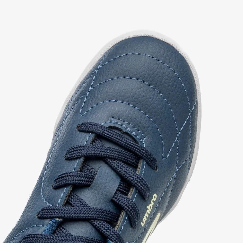 Chuteira Futsal Umbro Class Footballer Azul/Verde 7