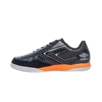 Chuteira Futsal Umbro Pro 5 Bump Club Preto/Laranja 4
