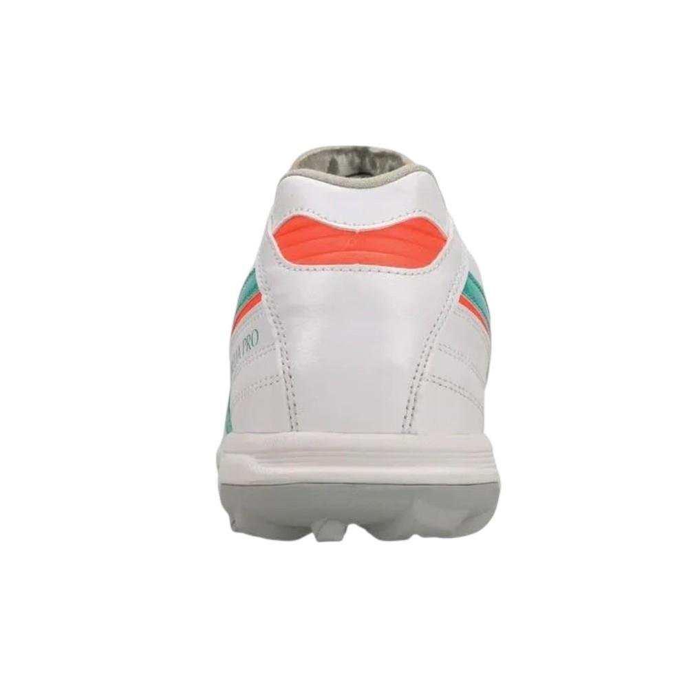 Chuteira Society Mizuno Morelia II Pro Branco/Laranja 5
