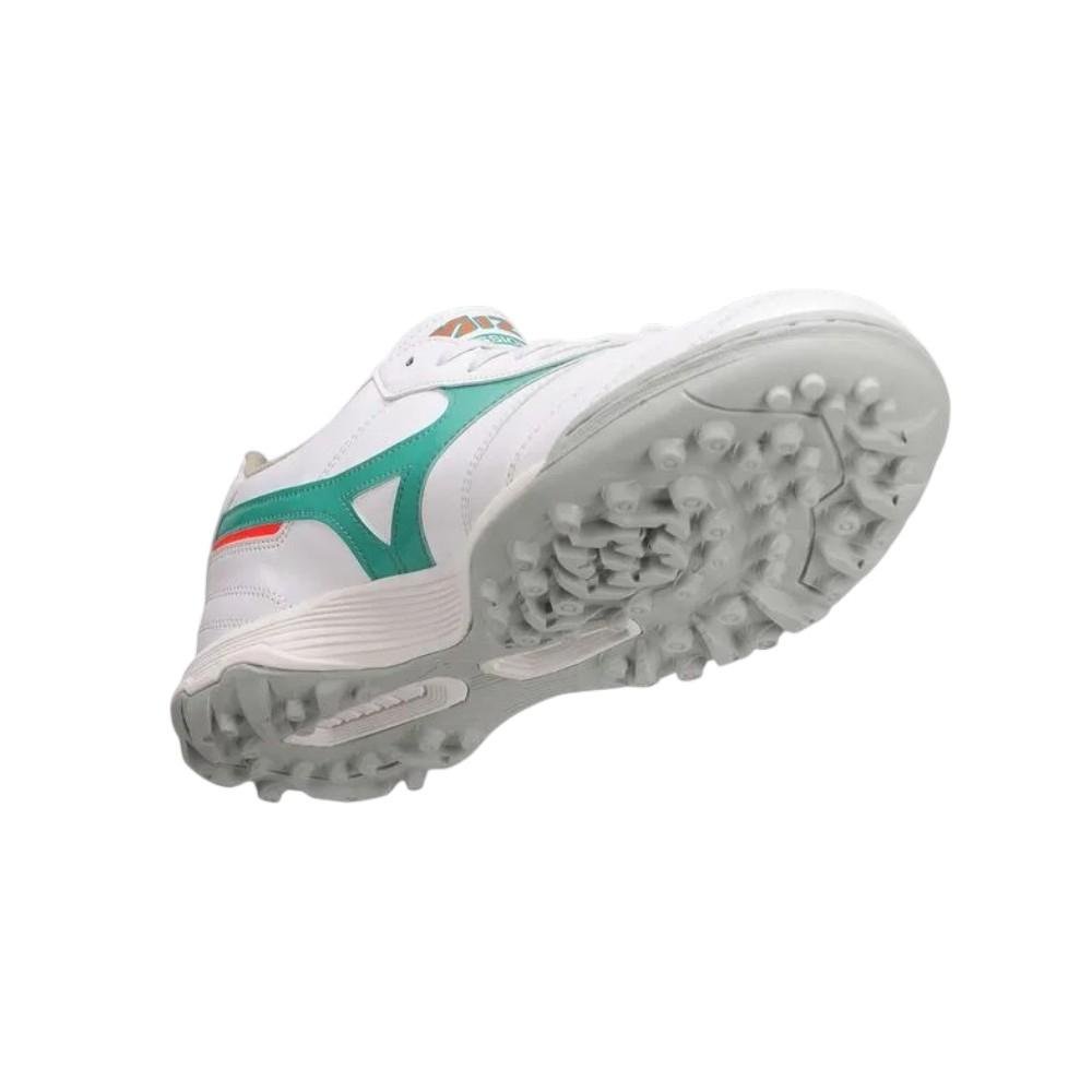 Chuteira Society Mizuno Morelia II Pro Branco/Laranja 7