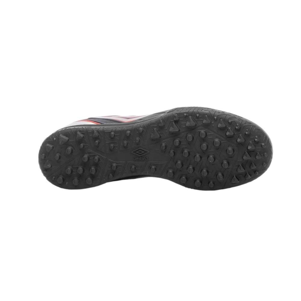 Chuteira Society Umbro Attak III Preto/Vermelho 5