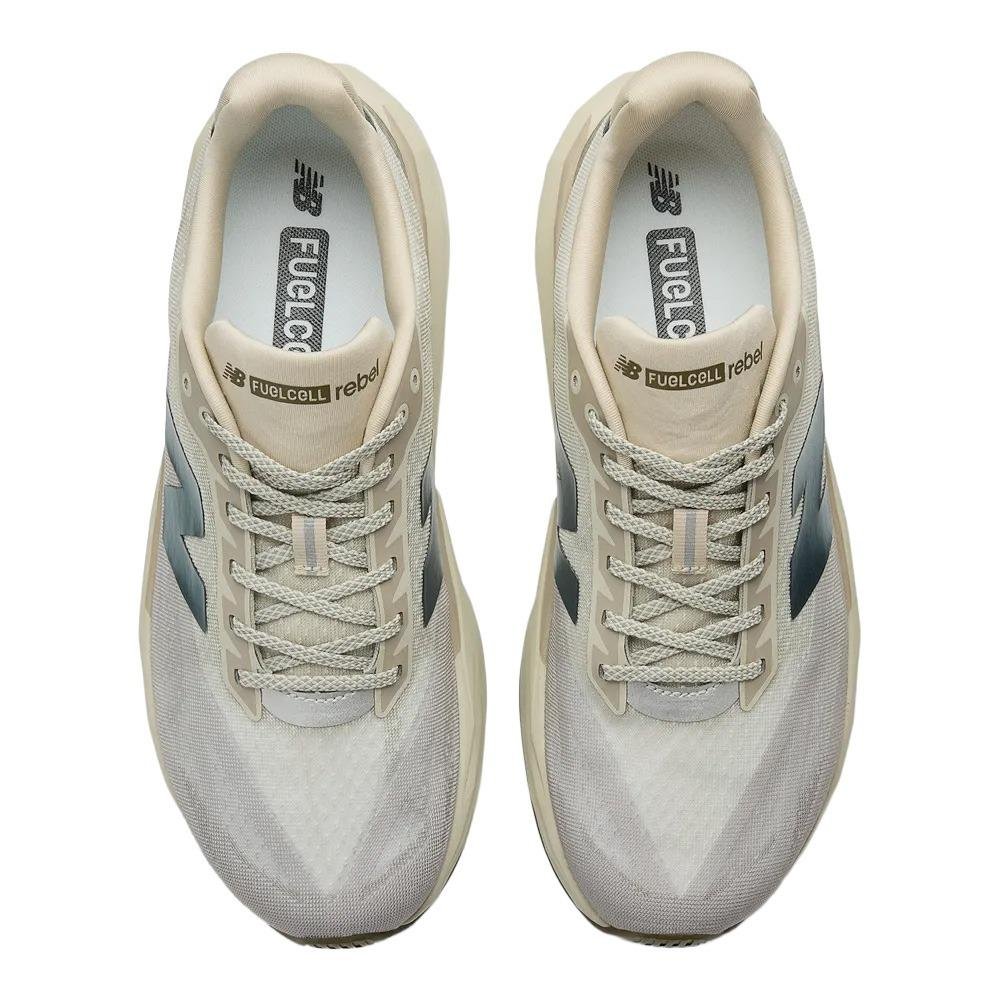 Tênis New Balance FuelCell Rebel V5 Bege/Roxo 3