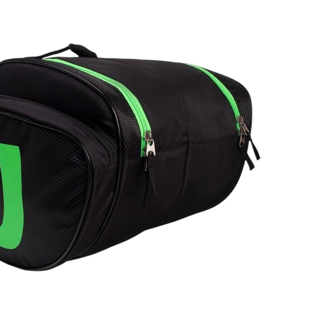 Raqueteira Wilson Esp Team Preto/Verde 2