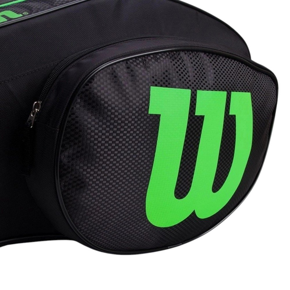 Raqueteira Wilson Esp Team Preto/Verde 4