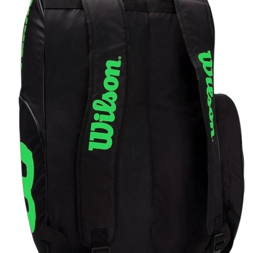 Raqueteira Wilson Esp Team Preto/Verde 5