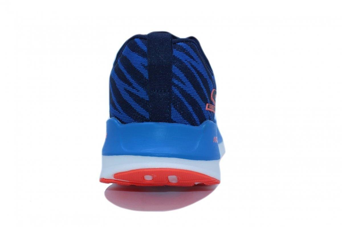 Tênis Skechers Go Run Razor Excess 2 Azul/Laranja 3