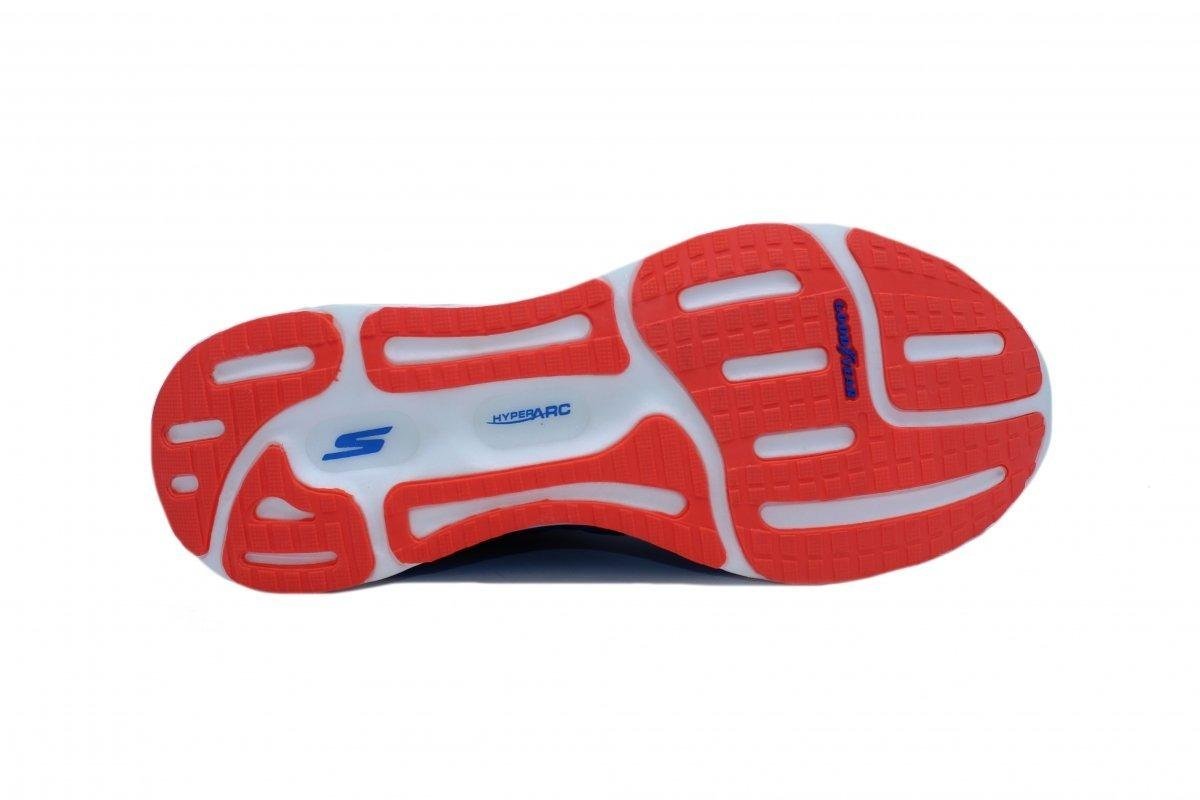 Tênis Skechers Go Run Razor Excess 2 Azul/Laranja 4