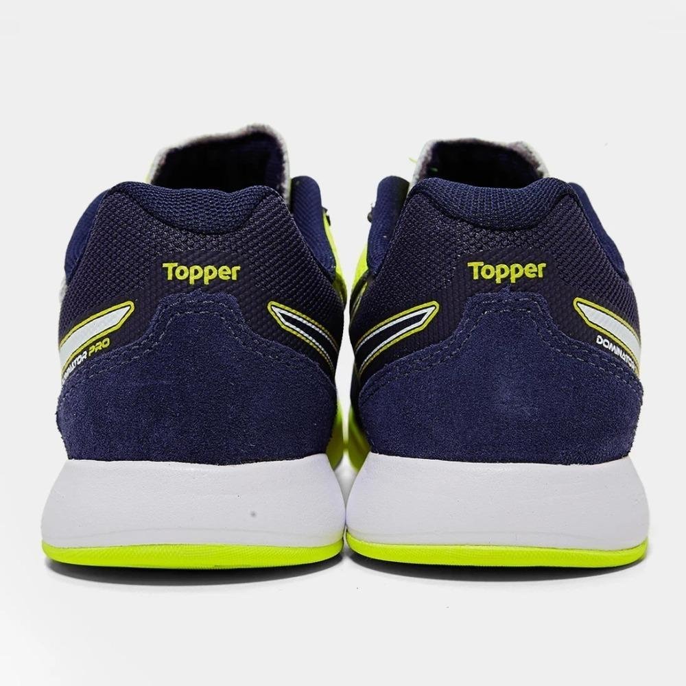 Chuteira  Futsal Topper Dominator Pro V Amarelo 3