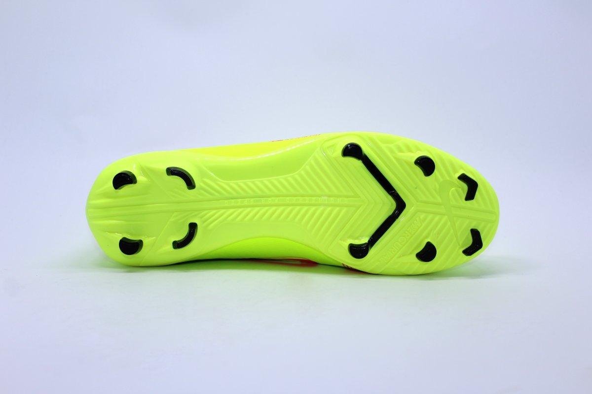 Chuteira Campo Nike Mercurial Vapor 14 Club Verde/Laranja 4