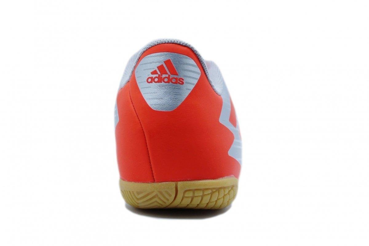 Chuteira Futsal Adidas Artilheira V Cinza/Vermelho 3