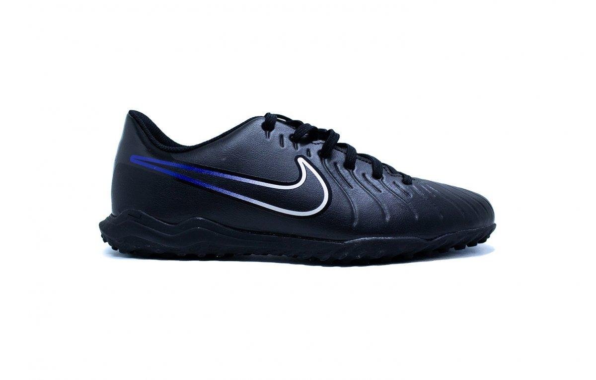 Chuteira society Nike Legend 10 Club - unissex - preto e azul Preto 2