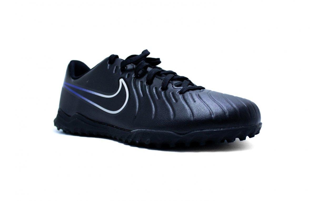 Chuteira society Nike Legend 10 Club - unissex - preto e azul Preto 9
