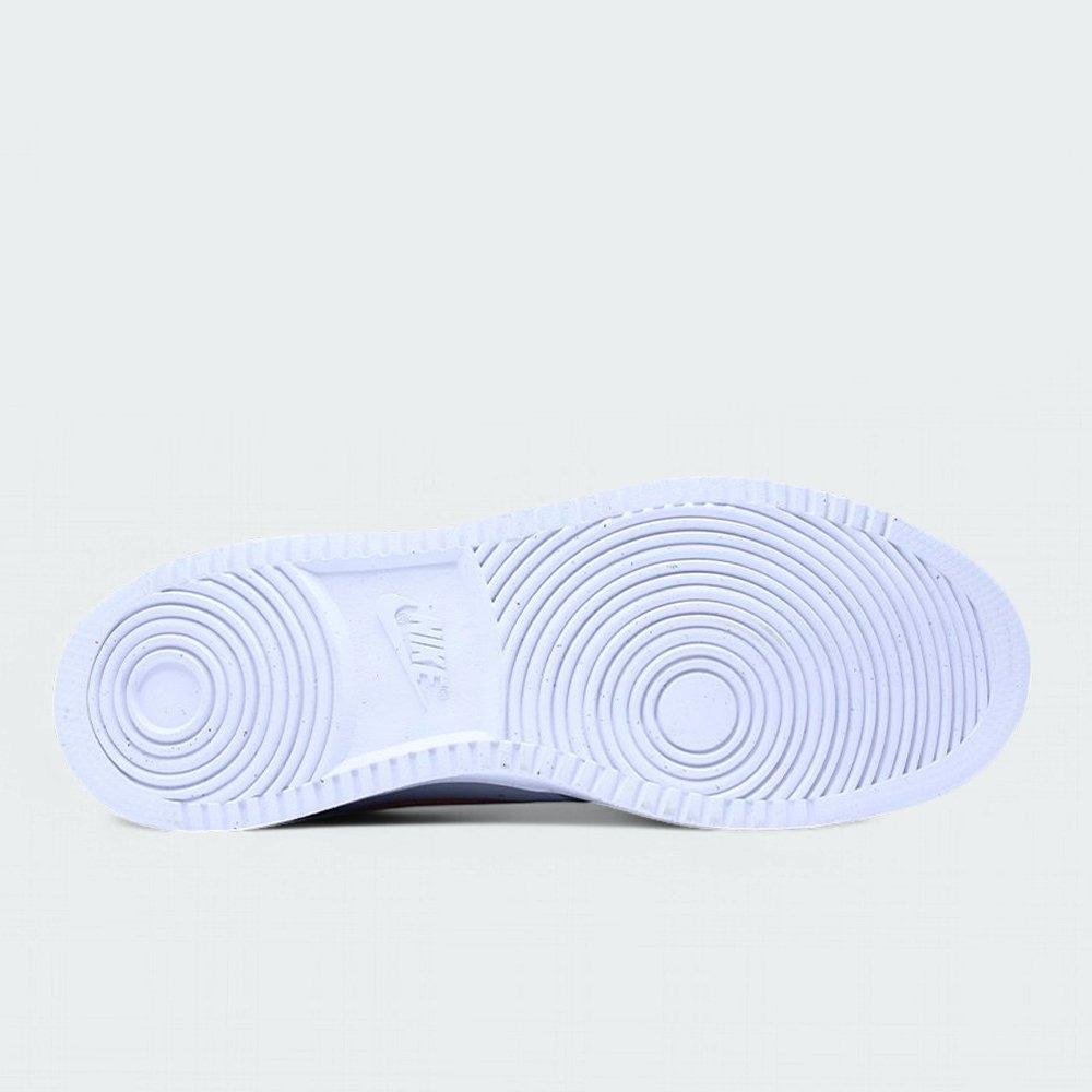 Tênis Nike Court Vision Low Next Nature Cinza/Vermelho 4