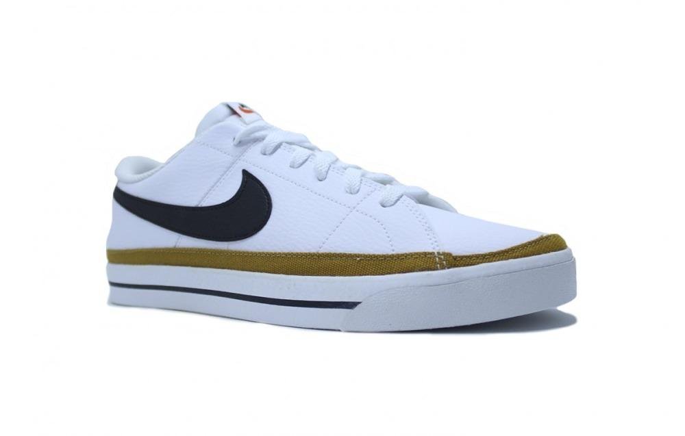 Tênis Nike Court Legacy NN Branco/Amarelo 2