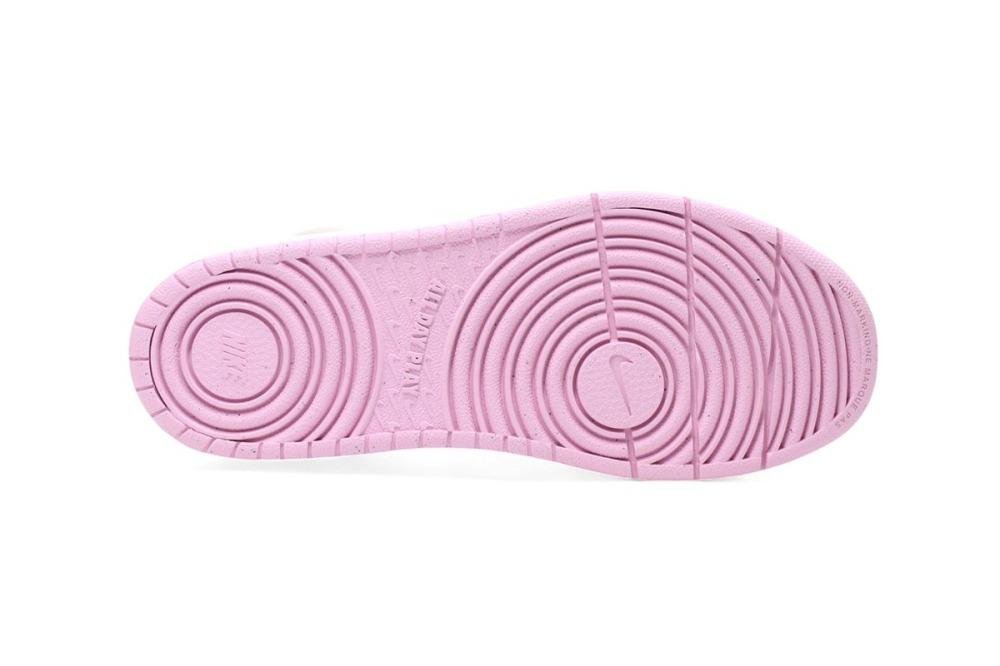 Tenis Nike Court Borough Low Recraft Bpv infantil - feminino - branco e rosa Branco/Rosa 4