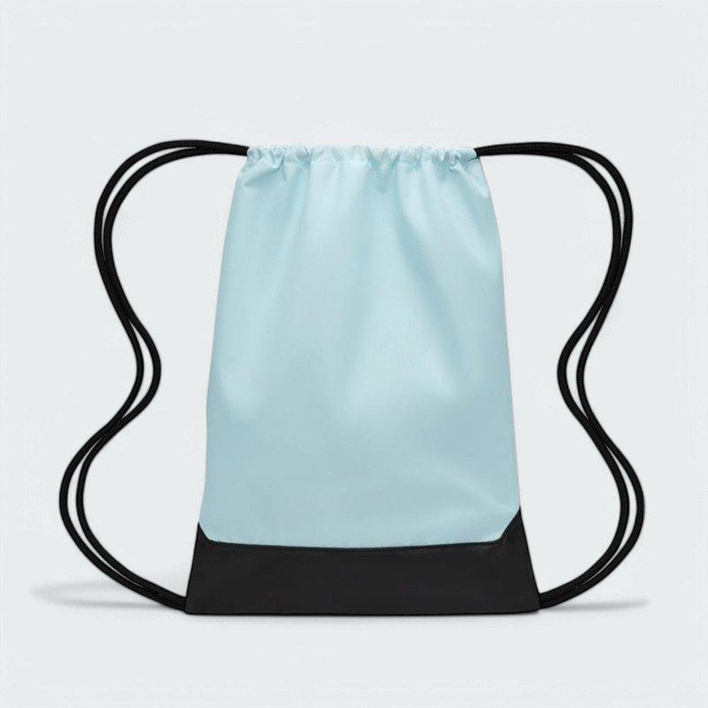 Sacola Nike Brasilia 9.5 Drawstring Azul/Preto 2