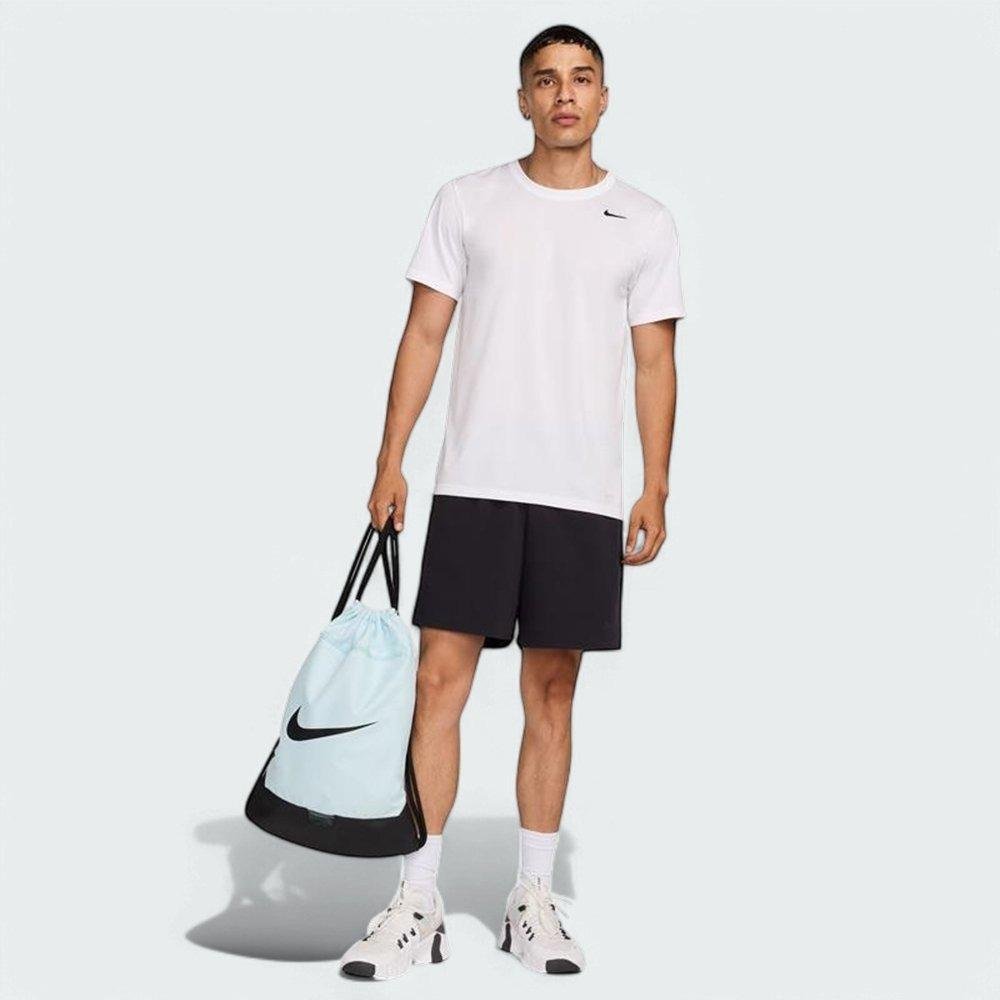 Sacola Nike Brasilia 9.5 Drawstring Azul/Preto 5