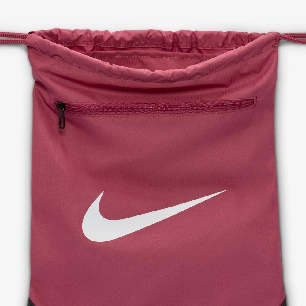Sacola Nike BRSLA Drawstring 18L Rosa 3