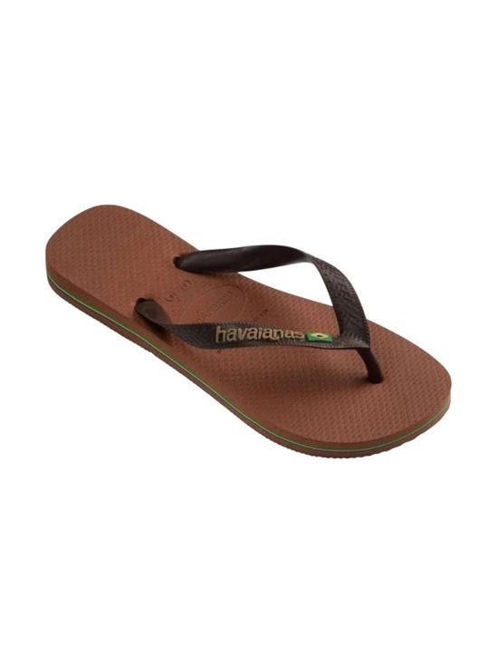 Chinelo Havaianas Brasil Logo Marrom 2