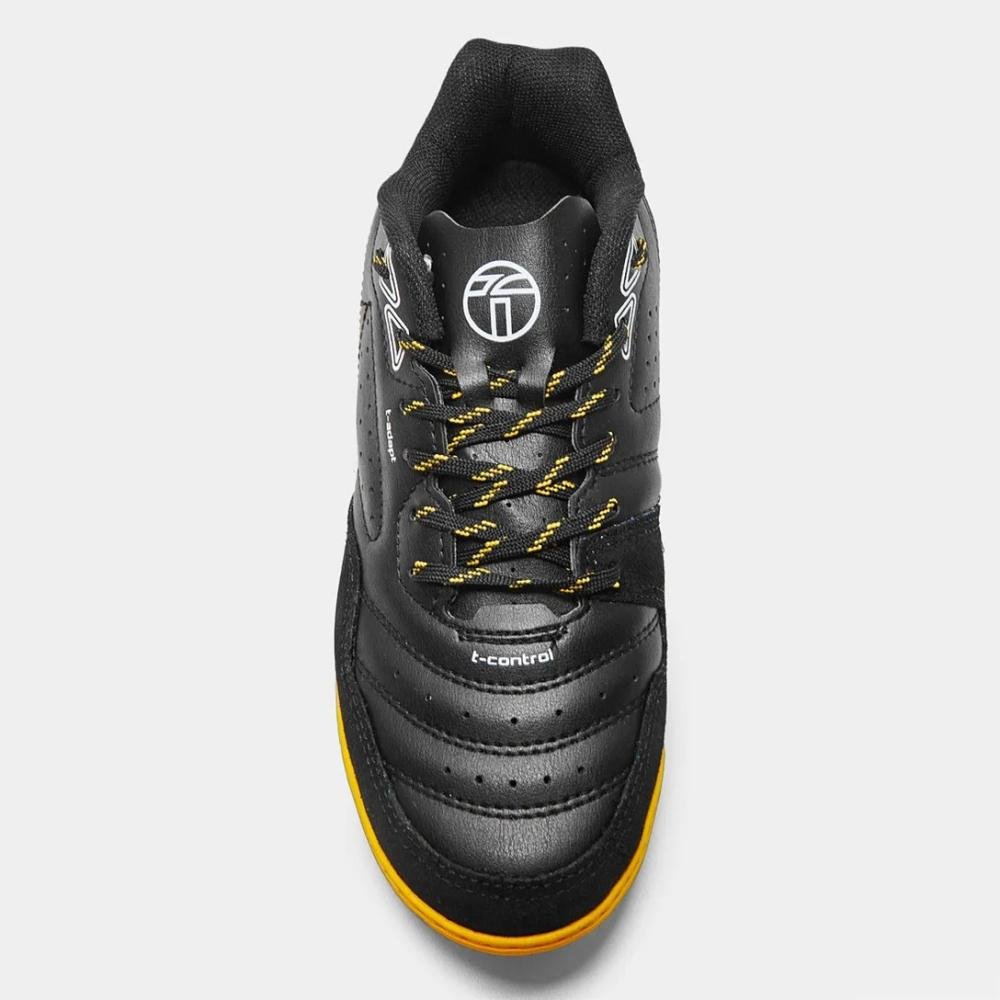 Chuteira Society Topper Dominator Club VI Preto/Dourado 4