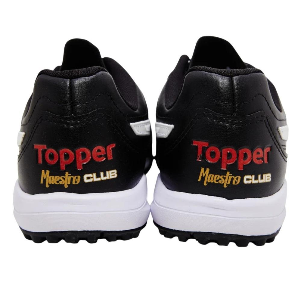Chuteira Society Topper Maestro Club VI Preto 4