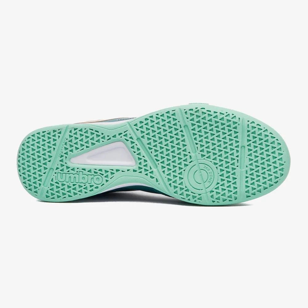 Chuteira Futsal Umbro Pro 5 Bump Club Verde/Dourado 4