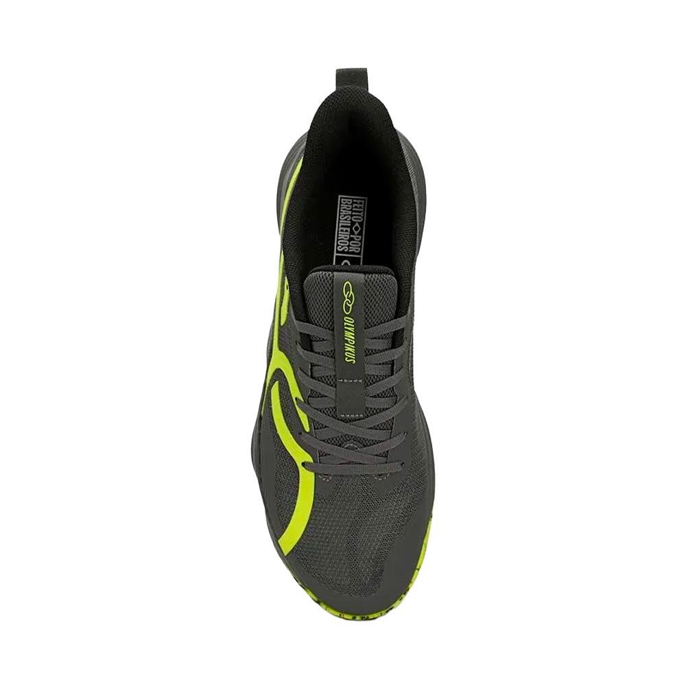 Tênis Olympikus Qu4dra 2 Cinza/Verde 4