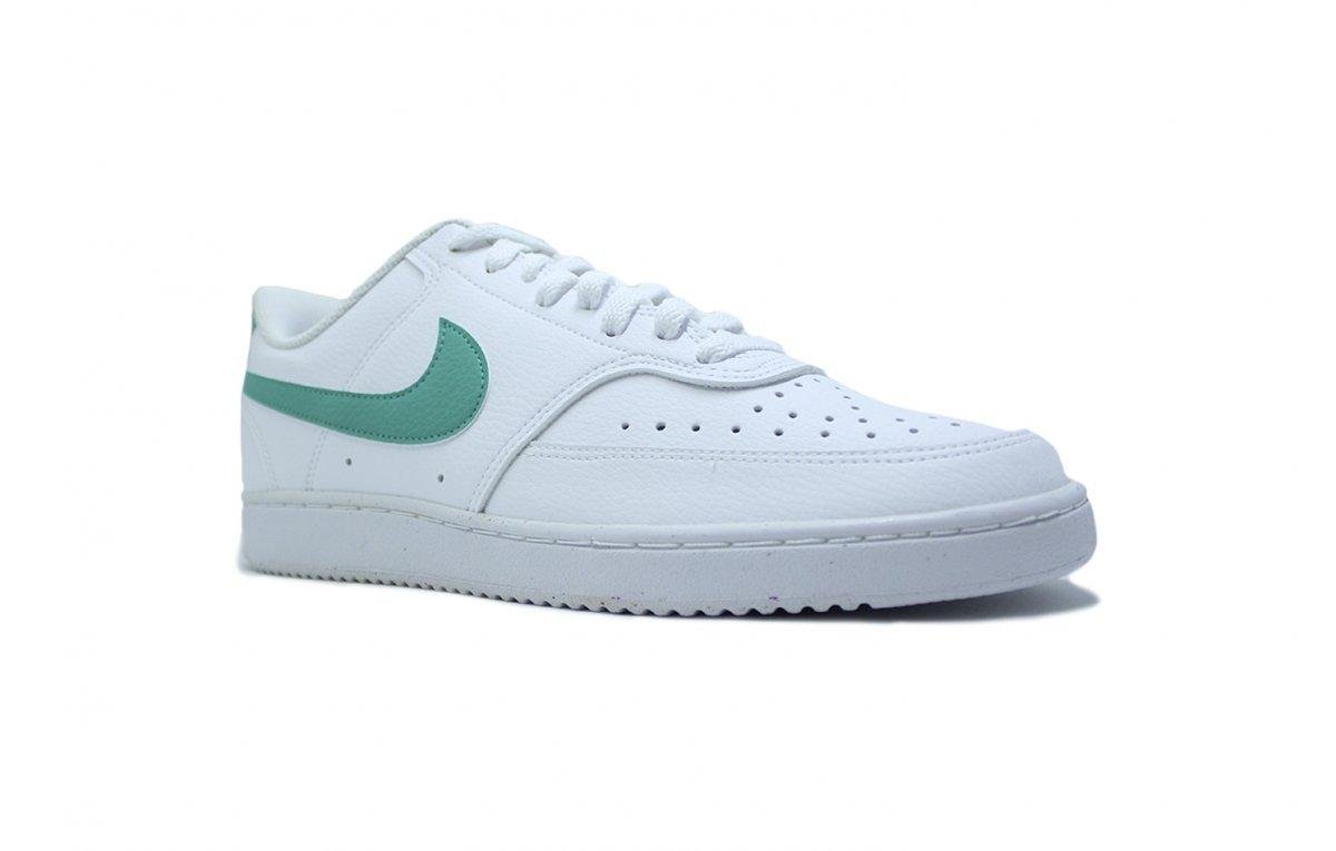 Tênis Nike Court Vision Low Next Nature Branco/Verde 2