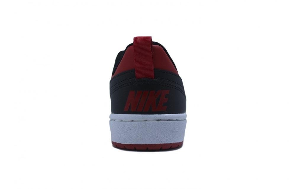 Tenis Nike Court Borough Low Recraft Gs infantil - unissex - preto e vermelho Preto/Vermelho 3