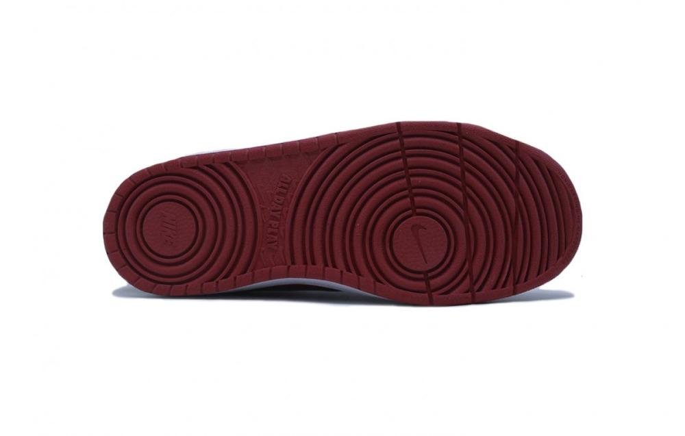 Tenis Nike Court Borough Low Recraft Gs infantil - unissex - preto e vermelho Preto/Vermelho 4