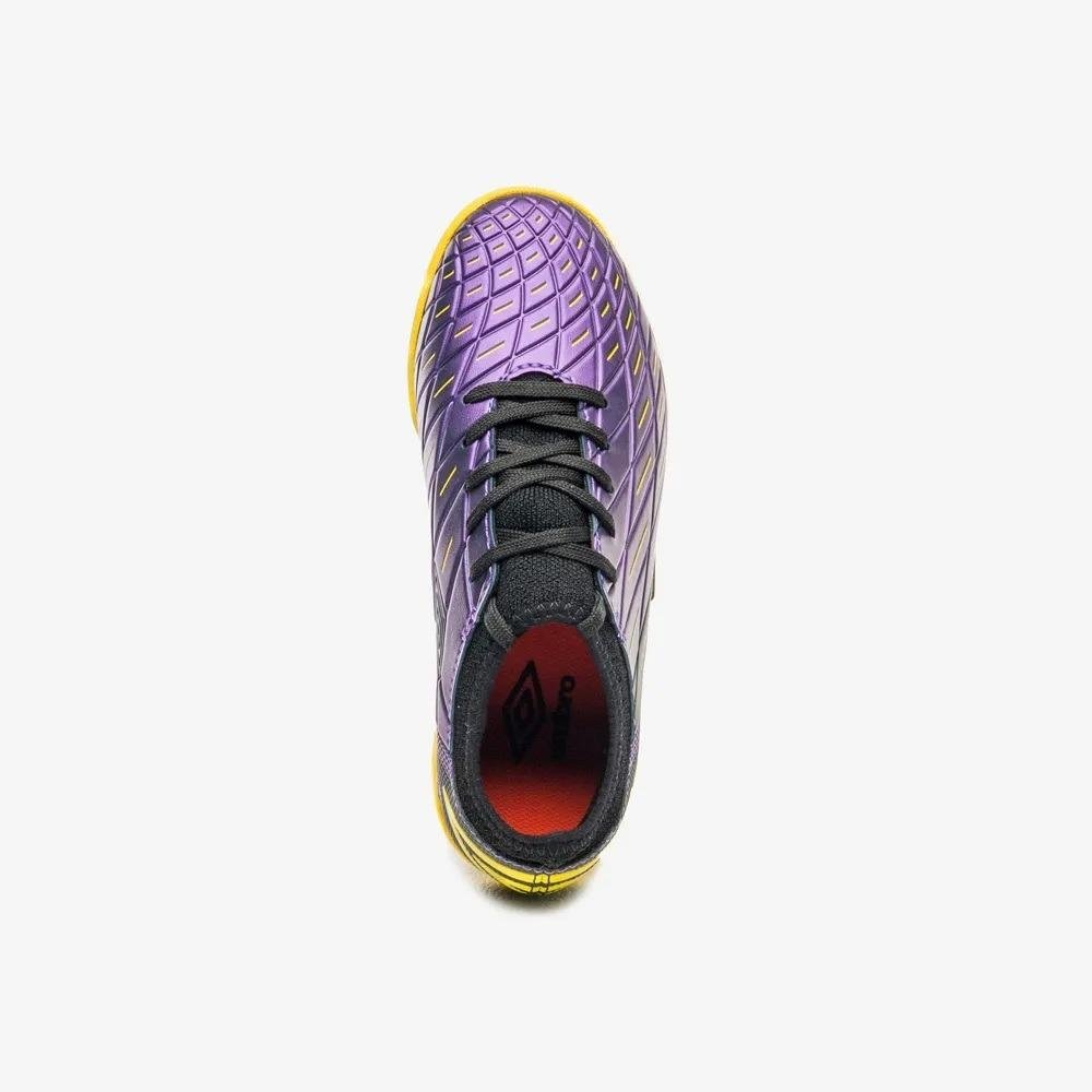 Chuteira Futsal Umbro Domain Junior Roxo/Laranja 6
