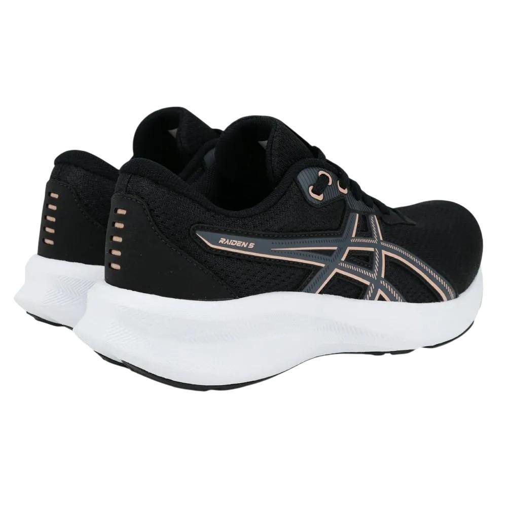 Tenis Asics Raiden 5 Preto/Rosa 2