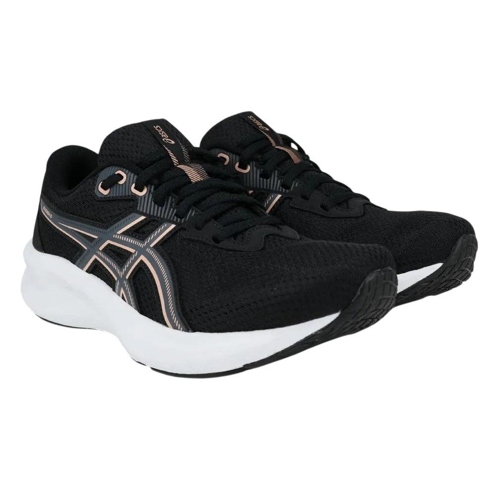 Tenis Asics Raiden 5 Preto/Rosa 4
