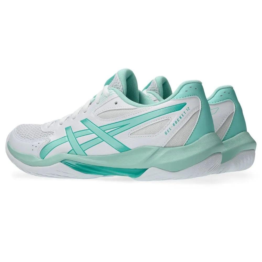 Tênis Asics Gel-Rocket 12 Branco/Verde 4
