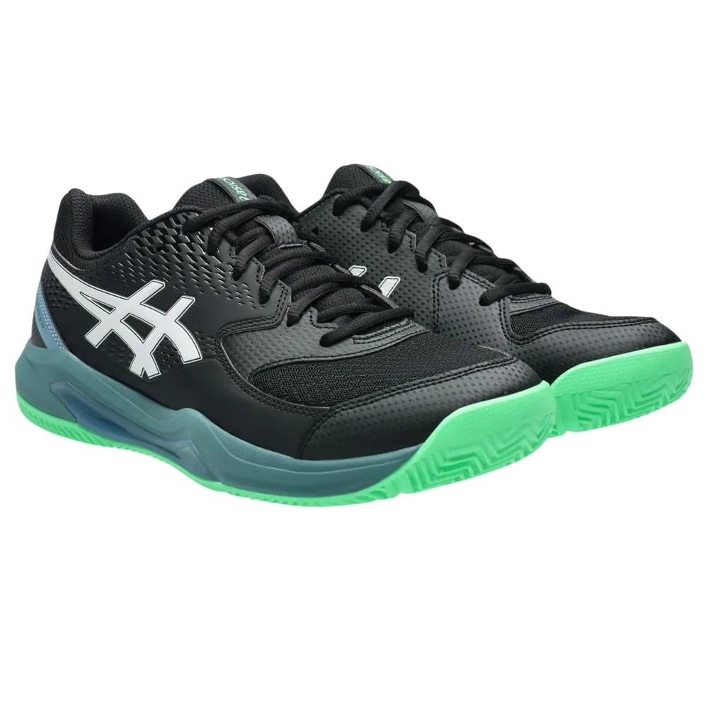 Tênis Asics Dedicate 8 Padel Preto/Verde 2