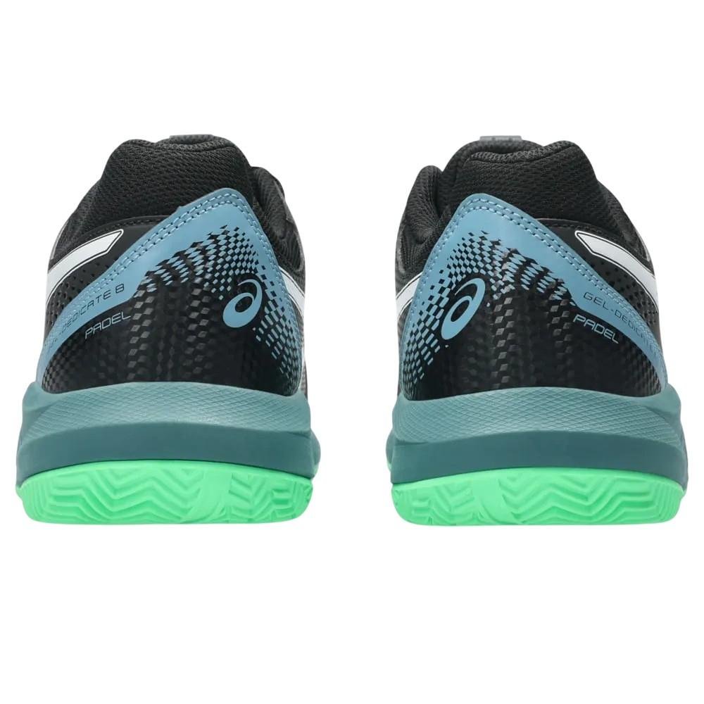 Tênis Asics Dedicate 8 Padel Preto/Verde 3