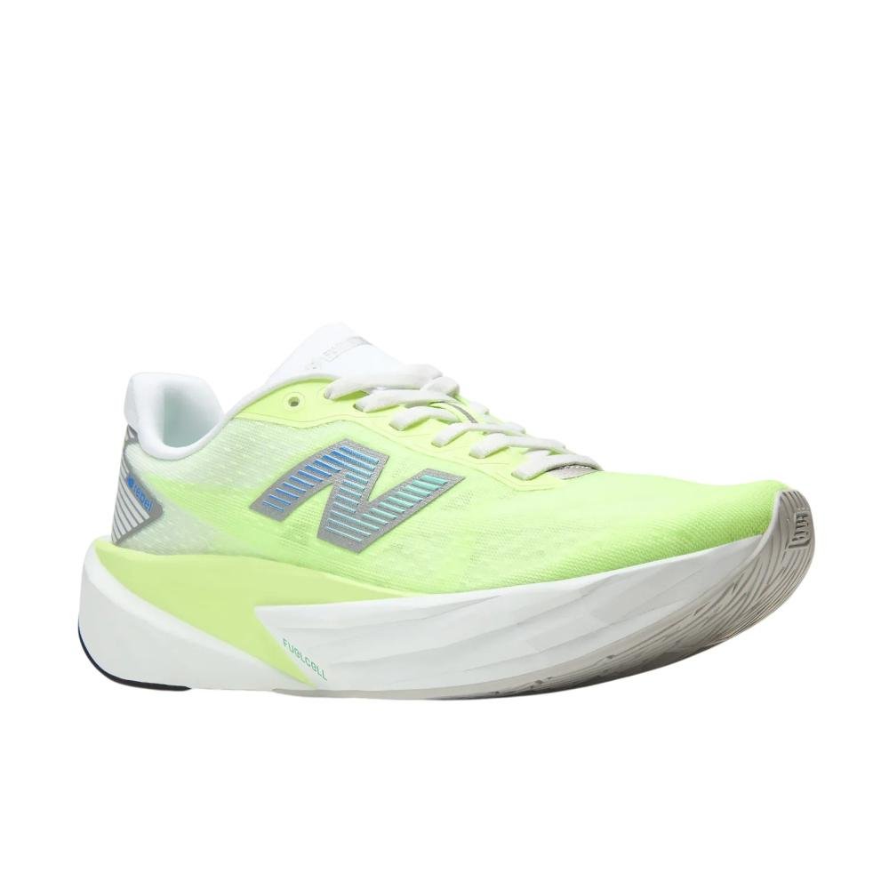 Tênis New Balance Rebel V5 Branco/Verde 2