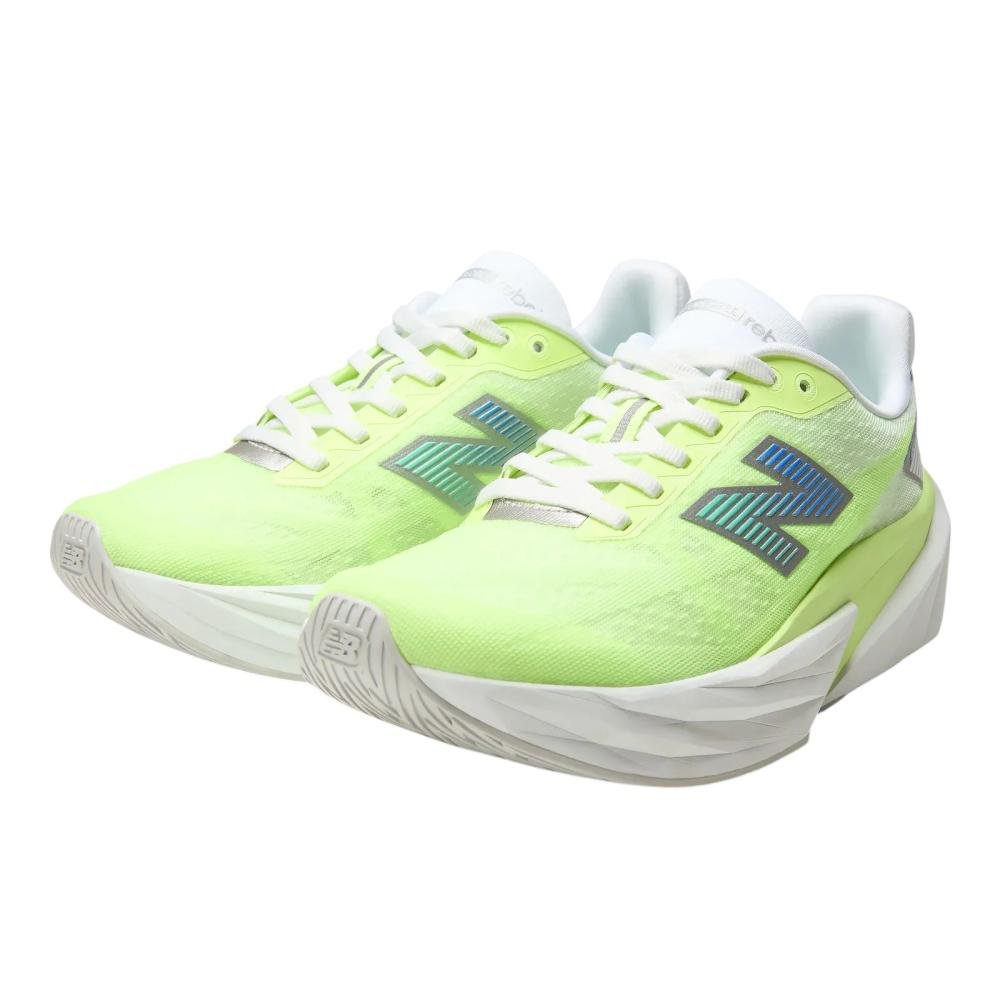 Tênis New Balance Rebel V5 Branco/Verde 6