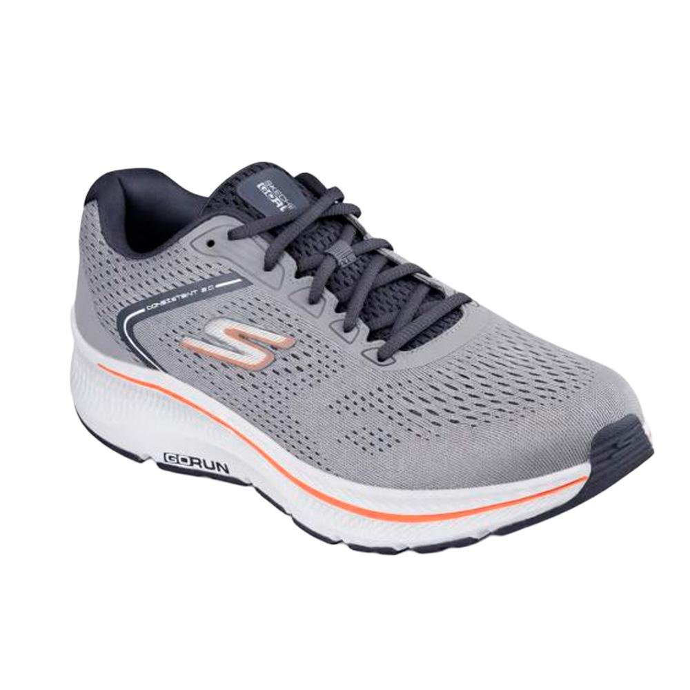 Tênis Skechers Go Run Consistent 2.0 Cinza/Laranja 3